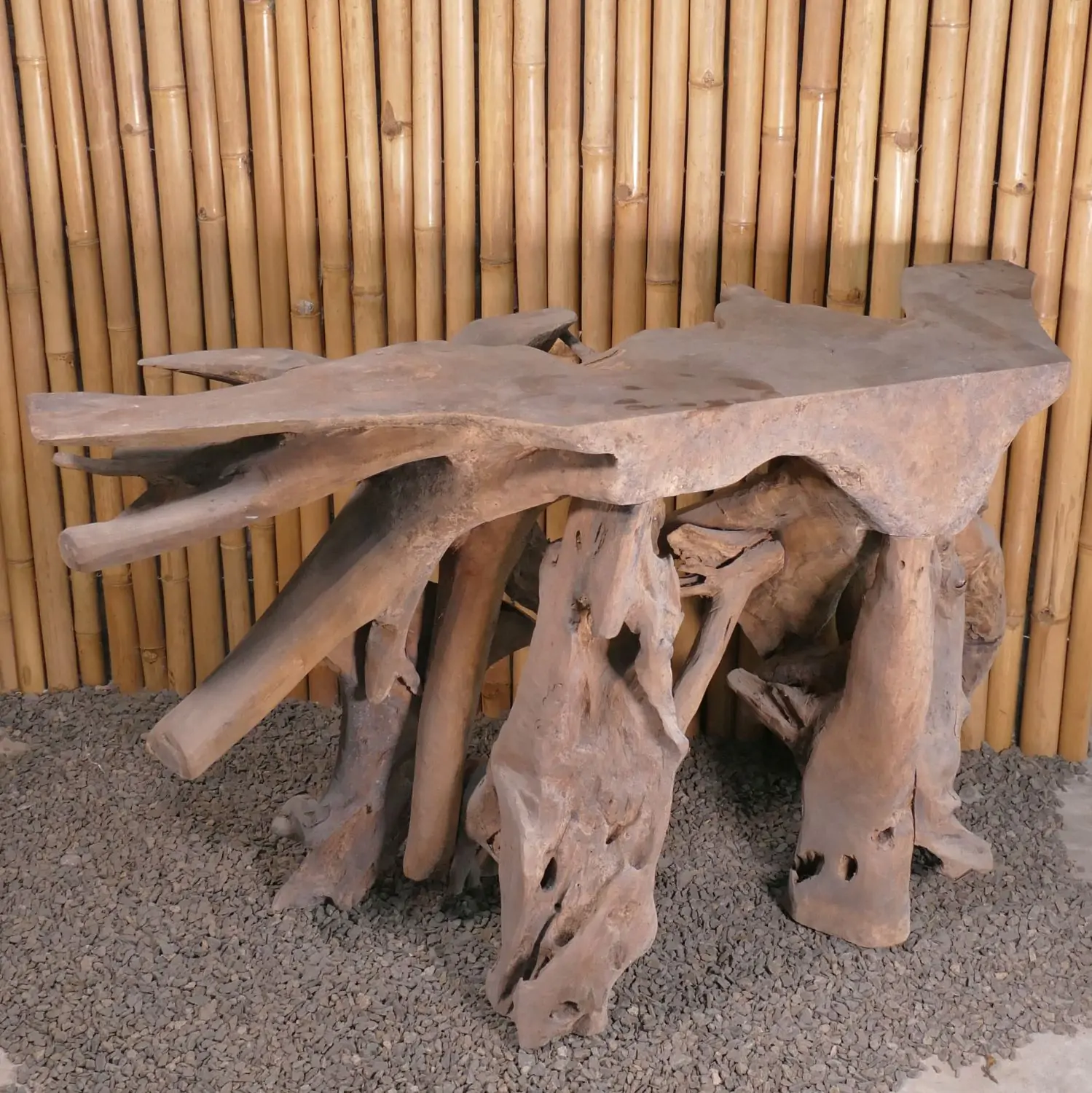  Product image 4 of the product “Console made of teak wood about 135cm length ”